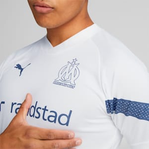 Olympique de Marseille Football Training Jersey Men, Puma White-Limoges