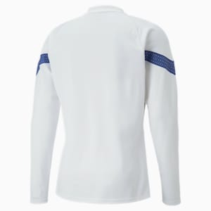 Olympique de Marseille Football Quarter-zip Training Top Men, Puma White-Limoges