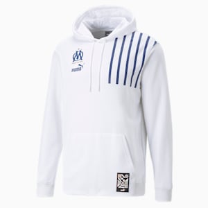 Olympique de Marseille ftblCulture Hoodie Men, Puma White-Limoges