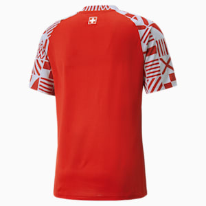 Switzerland Football Prematch Jersey Men, Puma Red-Smoked Pearl