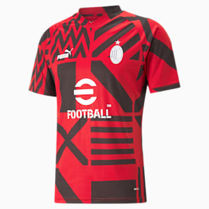 Camiseta de fútbol de concentración de A.C. Milan para hombre, Tango Red