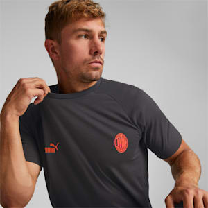 A.C. Milan Football Casuals Tee Men, Puma Black-Asphalt