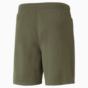 A.C. Milan Men's Football Training Shorts, Dark Green Moss-Spring Moss, extralarge-IND