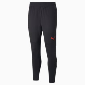 A.C. Milan Men's Training Pants, Puma Black-Asphalt, extralarge