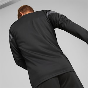 Chamarra para entrenar de fútbol del A.C. Milan para hombre, Puma Black-Asphalt