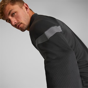 Chamarra para entrenar de fútbol del A.C. Milan para hombre, Puma Black-Asphalt