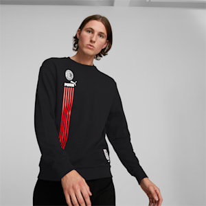 A.C. Milan ftblCulture Crewneck Sweater Men, Puma Black-Tango Red