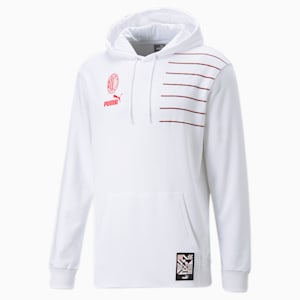 A.C. Milan ftblCulture Hoodie Men, Puma White-Tango Red