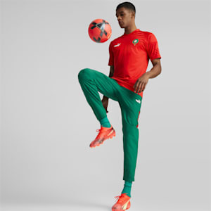 Morocco Football Prematch Jersey Men, Puma Red-Power Green