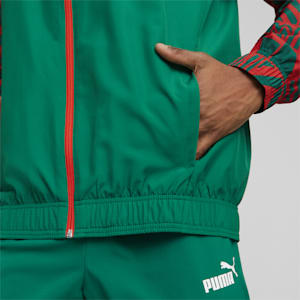 Morocco Football Prematch Jacket Men, Puma Red-Power Green