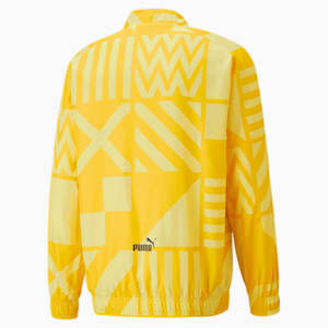 Borussia Dortmund Football Prematch Jacket Men, Cyber Yellow