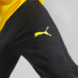 Pantalones de entrenamiento de Borussia Dortmund para hombre, Puma Black-Cyber Yellow