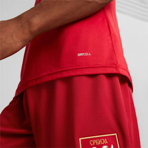 Serbia Football Prematch Jersey Men, Chili Pepper-Victory Gold