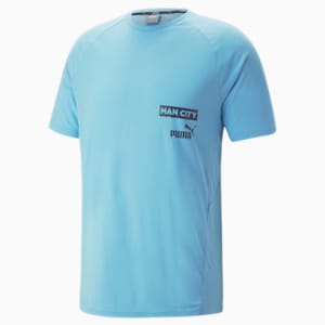 メンズ マンチェスター シティー MCFC カジュアル 半袖 Tシャツ, Team Light Blue-Parisian Night
