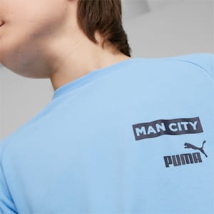 Manchester City F.C. Casuals Football Tee Youth, Team Light Blue-Parisian Night