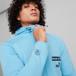 メンズ マンチェスター シティー MCFC カジュアル フーディー ジャケット, Team Light Blue-Parisian Night