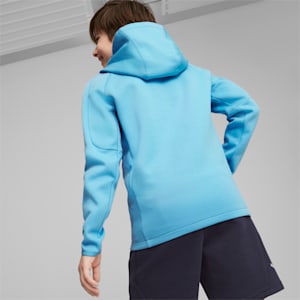 Manchester City F.C. Football Casuals Hooded Jacket Youth, Team Light Blue-Parisian Night
