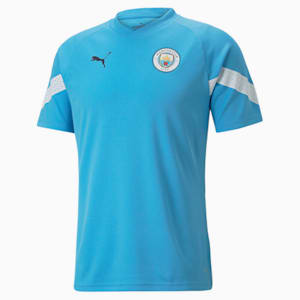 メンズ マンチェスター シティー MCFC トレーニング 半袖 シャツ, Team Light Blue-Puma White
