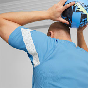 Manchester City F.C. Football Training Men's Jersey, Team Light Blue-Puma White