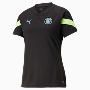 Manchester City F.C. Football Training Jersey Women, Puma Black-Fizzy Light
