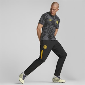 Camiseta de concentración del Manchester City F.C. para hombre, Puma Black-Spectra Yellow