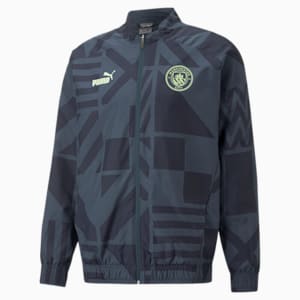 Manchester City F.C. Prematch Football Jacket Men, Parisian Night-Fizzy Light