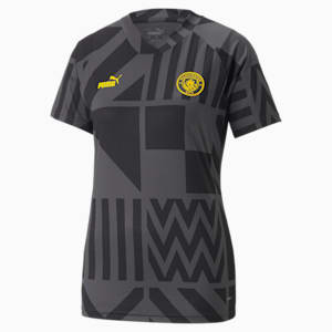 Manchester City F.C. Football Prematch Jersey Women, Puma Black-Spectra Yellow