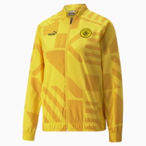 Manchester City F.C. Football Prematch Jacket Women, Spectra Yellow-Puma Black