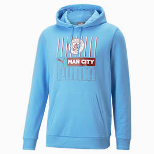 Manchester City F.C. FtblCore Men's Football Hoodie, Team Light Blue-Intense Red, extralarge-IND