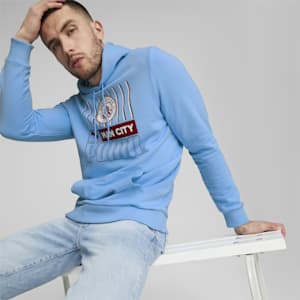 Manchester City F.C. FtblCore Men's Hoodie, Team Light Blue-Intense Red, extralarge-IND