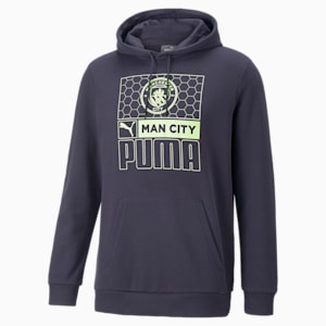 Manchester City F.C. FtblCore Men's Football Hoodie, Parisian Night-Fizzy Light, extralarge-IND