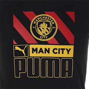 キッズ マンチェスター シティー MCFC フットボールコア 半袖 Tシャツ JR 116-152cm, Puma Black-Tango Red