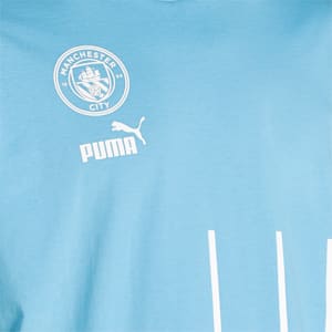 MCFC FtblCulture Men's T-Shirt, Team Light Blue-Puma White, extralarge-IND