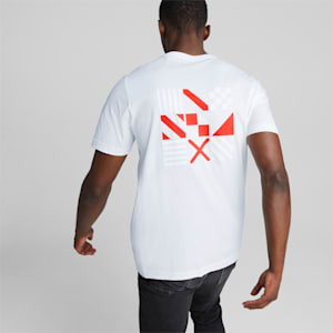 ftblCore Fan Men's T-Shirt, Puma White-Puma Red