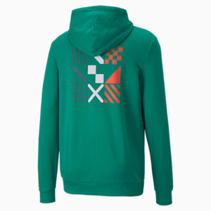 Sudadera con capucha ftblCore Fan para hombre, Pepper Green-Puma White