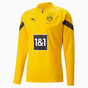 Borussia Dortmund Football Quarter-zip Training Top Men, Cyber Yellow