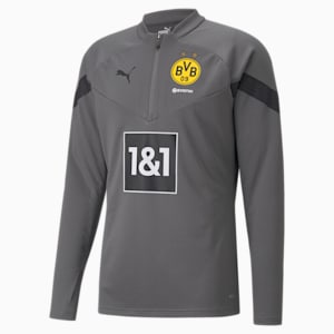 Borussia Dortmund Football Quarter-zip Training Top Men, Smoked Pearl