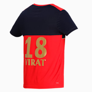 Royal Challengers Bangalore Virat Kohli Men's Fan 2021 Jersey, Puma New Navy-Fiery Red