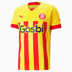Girona FC Away 22/23 Replica Jersey Men, Spectra Yellow-High Risk Red