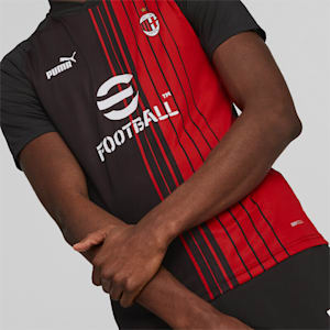 A.C. Milan Prematch Jersey Men, PUMA Black-Tango Red