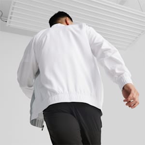 A.C. Milan Prematch Men's Jacket, PUMA White-Tango Red
