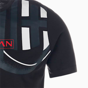 メンズ ACミラン ACM フットボールレガシー 半袖 Tシャツ, PUMA Black-Tango Red