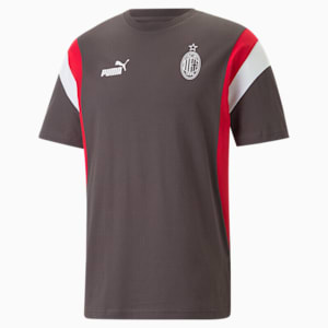 Playera deportiva para hombre ftblArchive del A.C. Milan, Flat Dark Gray-Tango Red