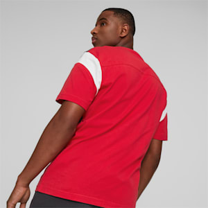 A.C Milan ftblArchive Men's Soccer Tee, Tango Red -Flat Dark Gray
