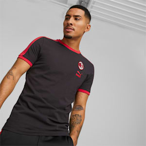 Camiseta A.C. Milan ftblHeritage T7 para hombre, PUMA Black-Tango Red