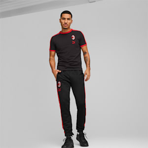 A.C. Milan FtblHeritage T7 Men's T-Shirt, PUMA Black-Tango Red, extralarge-IND