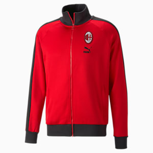 A.C. Milan FtblHeritage T7 Track Men's Jacket, Tango Red -PUMA Black, extralarge-IND