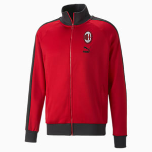 Chaqueta deportiva A.C. Milan FtblHeritage T7 para hombre, Tango Red -PUMA Black