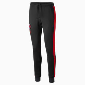 A.C. Milan FtblHeritage T7 Men's Pants, PUMA Black-Tango Red, extralarge-IND