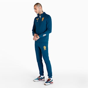 Royal Challengers Bangalore Graphic Men's Full-Zip Sweat Shirt, Intense Blue-Mineral Yellow